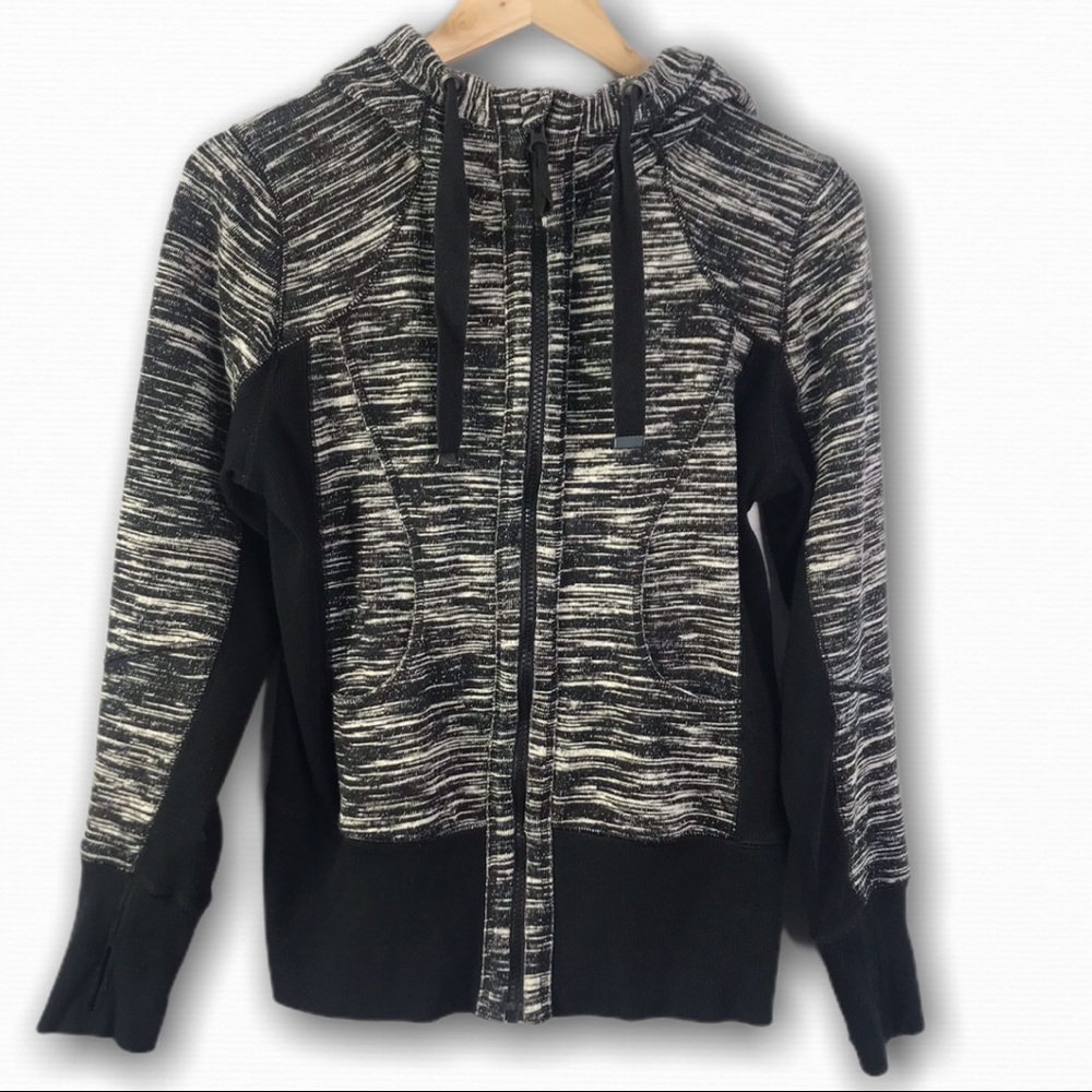 Zella Womens Full Zip Hoodie Athleisure Jacket